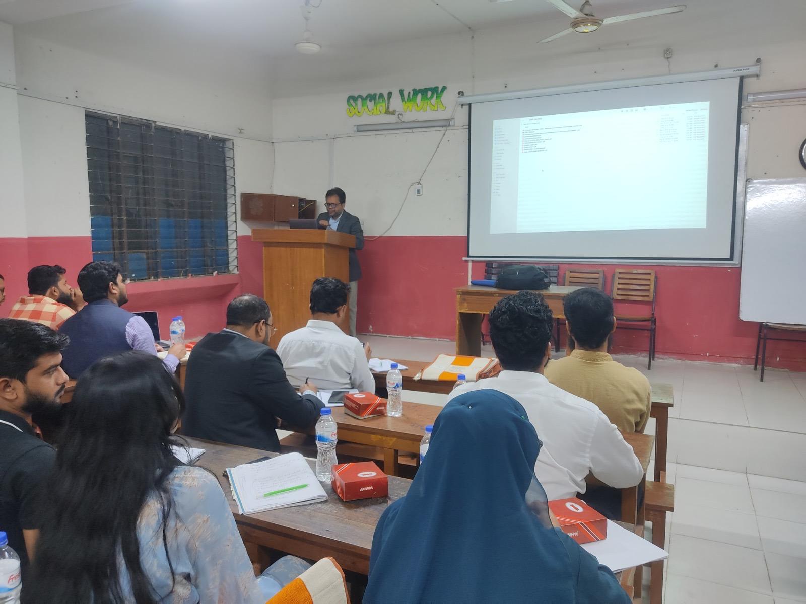 Speech on Research Paper Publication by Dr. Tauhid Hossain Khan 