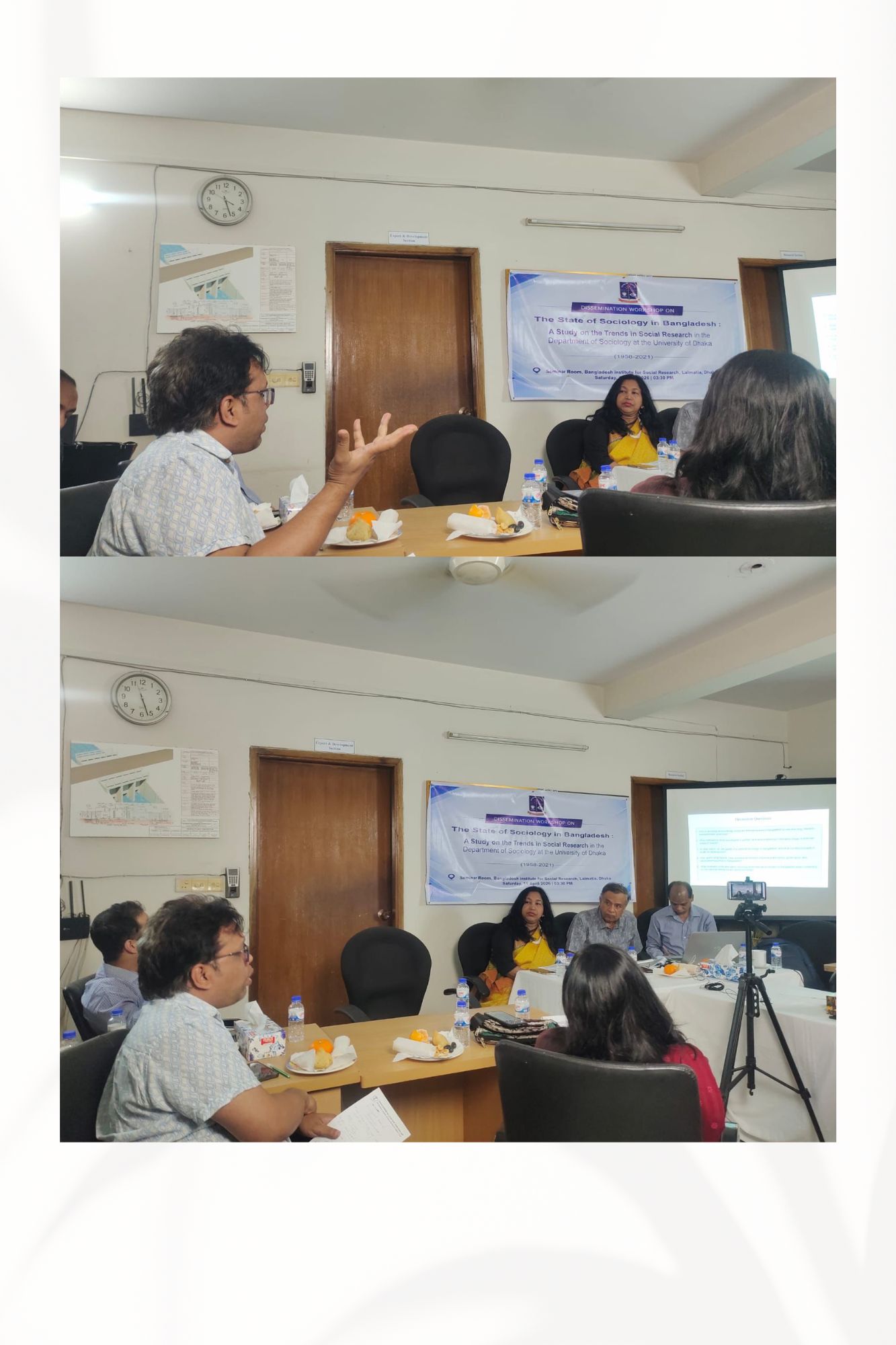 Dissemination Workshop on    The State of Sociology in Bangladesh: A Study on the Trends in Social Research in the Department of Sociology at The University of Dhaka