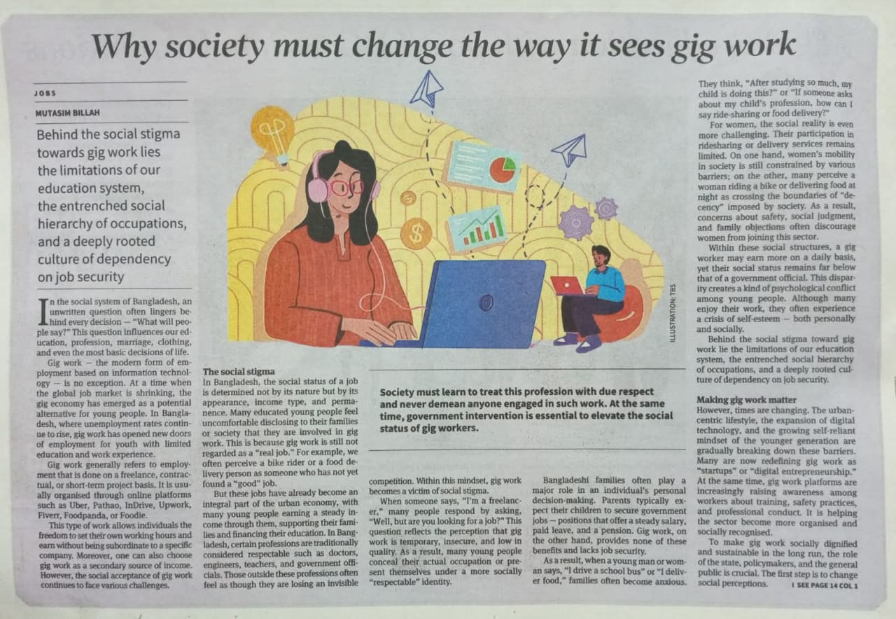 OP-ED on gig workers